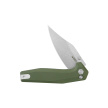 Kubey Hades Knife Green G10, Stonewashed 14C28N by Damned Designs (KU394B)