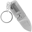Martinez Albainox Dog Tag Keychain Knife Satin Stainless Steel, Satin 3Cr13Mov (18653)