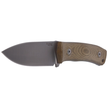 Nóż LionSteel Bushcraft Green Canvas, Satin Blade (M4 CVG)