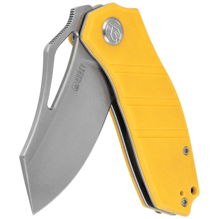 Kubey Ceyx Knife Yellow G10, Satin D2 (KU335E)