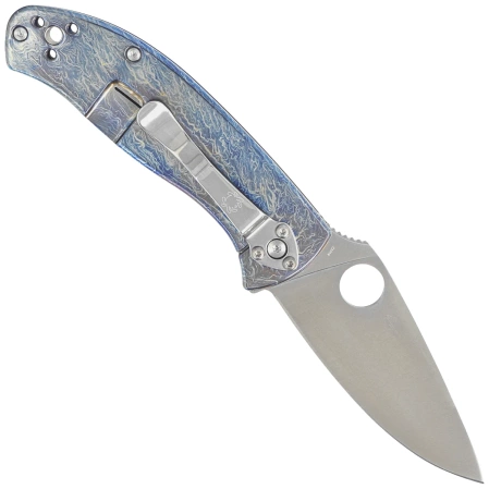 Nóż składany Spyderco Tenacious R.I.L. Disarray Titanium, Satin D2 by Eric Glesser (C122TIBLD2P)