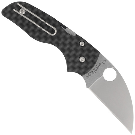 Spyderco Lil' Native Black G10, Satin CPM S30V by Eric Glesser (C230GPWC)