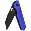 Bestechman Guardian Knife Blue G10 w/ Carbon Fiber Pattern, Black PVD D2 (BMK11G)