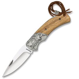 Martinez Albainox Wild Deer Knife Steel/Wood, Satin 3Cr13Mov (18977)