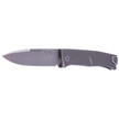 LionSteel Thrill Knife Grey Titanium, Satin M390 by Molletta (TL GY)