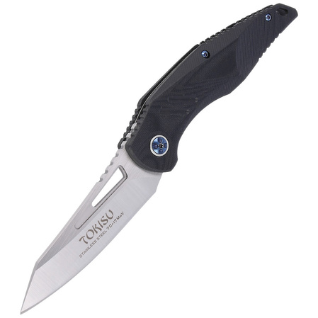 Nóż składany TOKISU Tactical, Black G10, Satin (18685)
