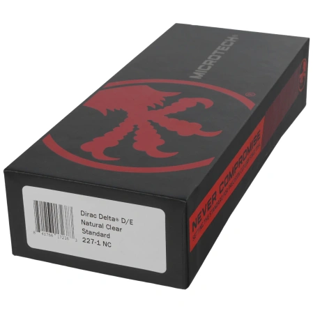 Microtech Dirac Delta D/E OTF Knife Natural Clear Aluminium, Black M390 by Tony Marfione (227-1NC)