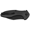 Kubey Nobel Knife Black G10, Blackwashed 14C26N (KU236O)