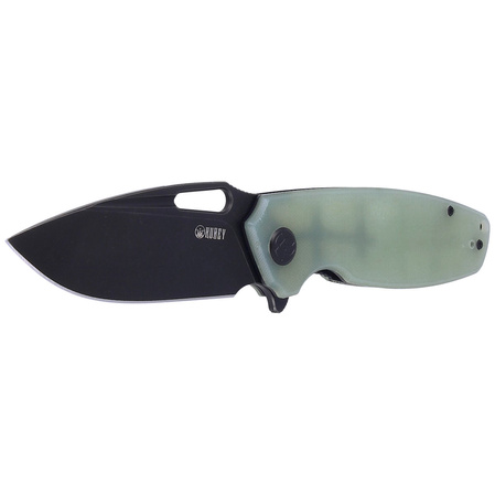Kubey Knife Tityus, Jade G10, Dark Stonewashed D2 (KU322E)