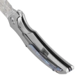 Nóż składany RikeKnife S05 Grey Titanium, Mosaic Damascus (RK-S05)