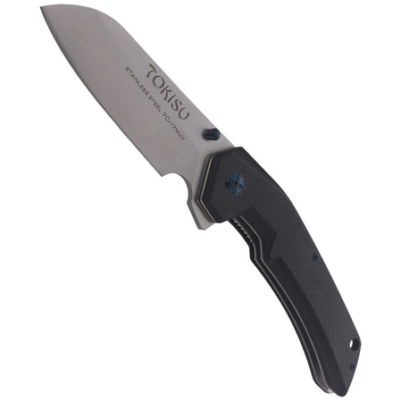 Nóż składany TOKISU Tactical Black G-10/Carbon Fiber, Satin (18448)