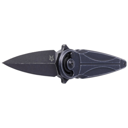 Nóż FOX Saturn, Black Aluminium, Black Stonewashed  N690Co by Denis Simonutti (FX-551 ALB)