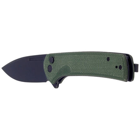 Civivi Knife Conspirator Green Micarta, Black Stonewashed (C21006-2)