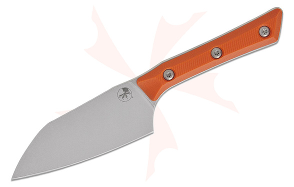 Nóż kuchenny Microtech Santoku 4.2" Ember G10, Stonewashed M390MK (3300-10EM)