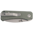 CIVIVI Knife Baby Banter Green Micarta, Gray Stonewashed by Ben Petersen (C19068SB-1)