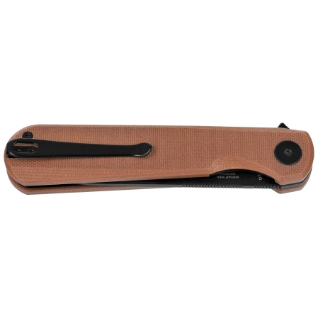 Nóż składany Bestechman Flick Brown G10, Black PVD D2 by Ostap Hel (BMK13G)