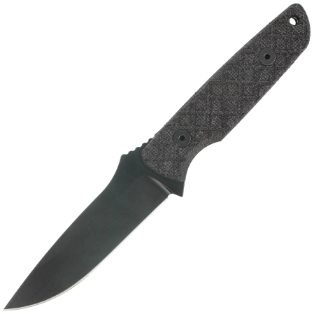 Nóż Spartan Blades Alala Black Canvas Micarta, Black Powder 1095 Cro-Van by Curtis Iovito (SBSL004BKBK)