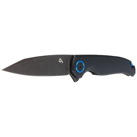 BlackFox Argus Black G10, Black Stone Washed D2 by Grigorii Matveev knife (BF-760)