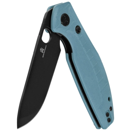 Nóż składany Bestechman Angry Owl Grey G10, Black PVD D2 by Keanu Alfaro (BMK12C-2)