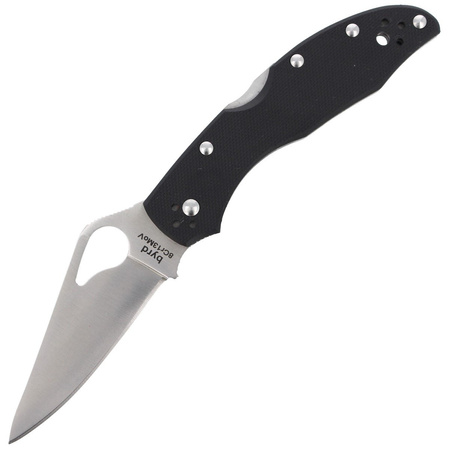 Spyderco Byrd Meadowlark 2 G-10 Black, Plain (BY04GP2)