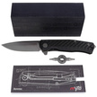LionSteel Myto Knife Carbon Fiber, Satin M390 by Molletta (MT01 CF)