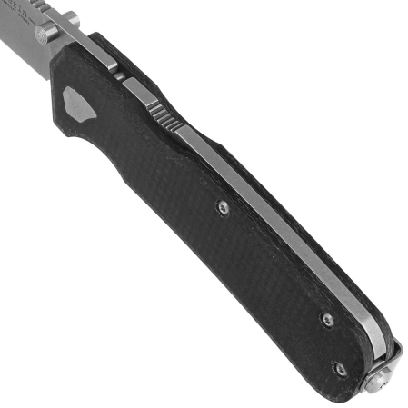 Nóż składany Maserin 630 Pulse Black Micarta, Stonewashed MagnaCut by Igor Bortolussi (630/MCN)
