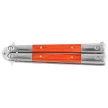 Third Decor Habitat Balisong Palisander Wood/Stainless Steel, Satin 420 Butterfly Knife (K2095)