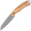MKM Pocket Tango 2 Knife Olive Wood, Satin MagnaCut by David C Andersen (MK PT02-O)