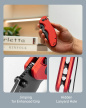 Sencut Cybrix Red Aluminum, Black 9Cr18MoV (S23098A-3)