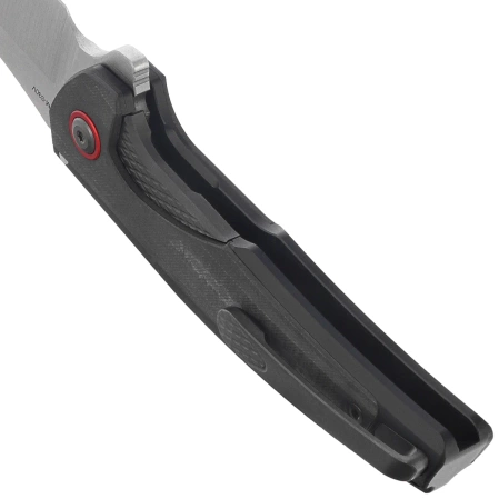 Nóż składany Reate Jack Jr. Black Aluminium, Satin S30V (Jack Jr. BKAL SAT RDAL)