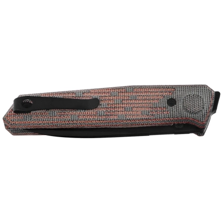 Nóż składany Reate PL-6 Red / Black Micarta, Black PVD Nitro-V (PL-6 RDBKM PVD)