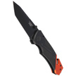 Herbertz CJH Rescue Knife Black/Red Aluminum, Epoxy Coated 420 (203911)