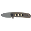 Nóż składany WE Knife Shakan LE No 176/210 Bronze Titanium, Gray Stonewashed CPM 20CV (WE20052B-2)