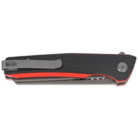Bestech Slyther Black/Red G10, Grey Titanized 14C28N (BG51C)