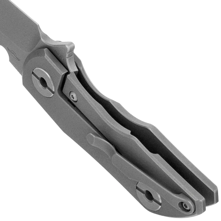 Bestech 2500 Delta Knife Dark Gray Titanium, Bead Blasted CPM S35VN by Poltergeist Works (BT2006B)