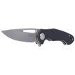 Kubey Knife Dugu Black G10, Sand Blasted 14C28N (KU210E)