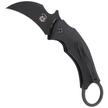 Nóż FOX Karambit Black Bird G10 Black, Black Idroglider by Bastinelli (FX-591)