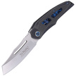 Nóż składany TOKISU Tactical Black G10 / Carbon Fiber, Satin D2 (18714)