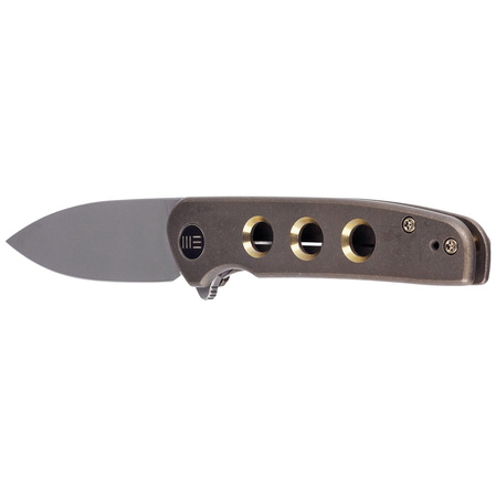 Nóż składany WE Knife Shakan LE No 172/210 Bronze Titanium, Gray Stonewashed CPM 20CV (WE20052B-2)