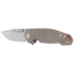 Viper Katla Green Canvas Micarta, Stonewashed M390 by Jesper Voxnæs Knife (V5982CG)