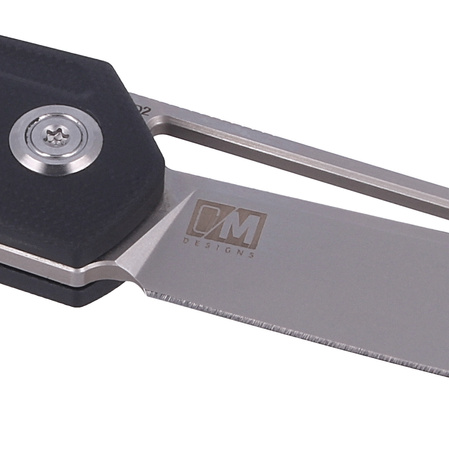 Kubey Royal Knife Black G10, Beadblasted D2 by Colin Maisonpierre (KU321A)