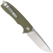 Bestech Knife Lion Army Green G10, Stonewashed/Satin D2 (BG01B)