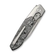 Nóż składany WeKnife Brr15 Gray Titanium/Aluminium Foil Carbon Fiber, Stonewashed M390 by Rafal Brzeski (WE24007-2)