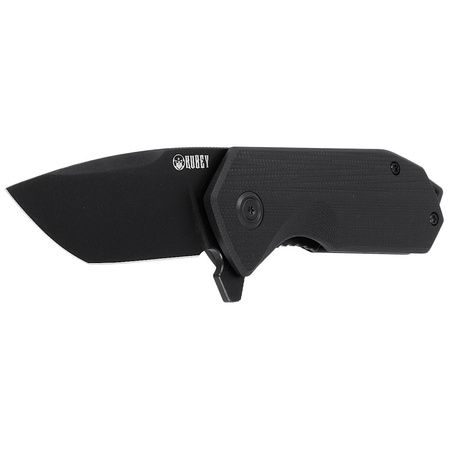Nóż Kubey Knife Campe, Black G10, Dark Stonewashed D2 (KU203J)