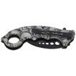 Herbertz CJH Karambit Knife Skulls ABS, Black 420 (ART000137)