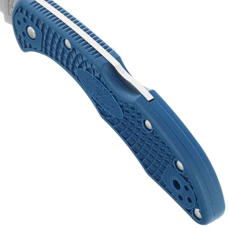 Nóż składany Spyderco Delica 4 Cobalt Blue FRN, Satin CPM SPY27 by Sal Glesser (C11PCBL)