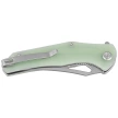 Kubey Knife Phemius Jade G10, Sand Blasted 14C28N (KU149D)