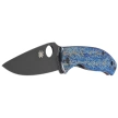 Spyderco Tenacious R.I.L. Knife Disarray Titanium, Black D2 by Eric Glesser (C122TIBLBKD2P)