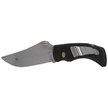 Mikov Crocodile Black ABS Folding Knife, Mirror Finish with Clip (243-NH-1/C CLIP/BLACK)