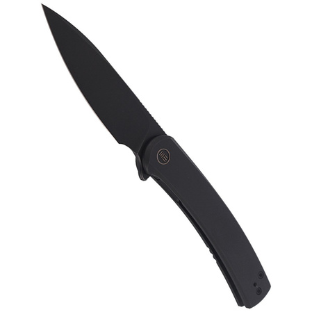 WE Knife Upshot LE No 375/410 Black Ti, Black Stonewashed CPM 20CV (2102B)